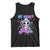 Funny Valentine's Day Tank Top My Heart Pops For You Cute Death Grim Popcorn TS09 Black Print Your Wear