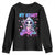 Funny Valentine's Day Youth Sweatshirt My Heart Pops For You Cute Death Grim Popcorn TS09 Black Print Your Wear