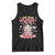 Funny Valentine's Day Tank Top You Make My Heart Pop Cute Cat Popcorn TS09 Black Print Your Wear