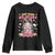 Funny Valentine's Day Youth Sweatshirt You Make My Heart Pop Cute Cat Popcorn TS09 Black Print Your Wear