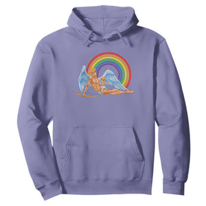 Funny Valentine's Day LGBT Cupid Hoodie TS09 Violet Print Your Wear