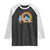 Funny Valentine's Day LGBT Cupid Raglan Shirt TS09 Black White Print Your Wear