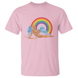 Funny Valentine's Day LGBT Cupid T Shirt TS09 Light Pink Print Your Wear