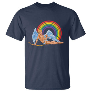 Funny Valentine's Day LGBT Cupid T Shirt TS09 Navy Print Your Wear