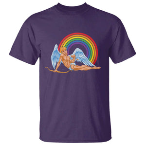 Funny Valentine's Day LGBT Cupid T Shirt TS09 Purple Print Your Wear