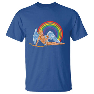 Funny Valentine's Day LGBT Cupid T Shirt TS09 Royal Blue Print Your Wear