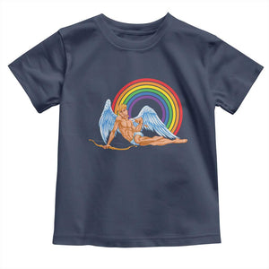 Funny Valentine's Day LGBT Cupid Toddler T Shirt TS09 Navy Print Your Wear