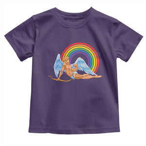 Funny Valentine's Day LGBT Cupid Toddler T Shirt TS09 Purple Print Your Wear