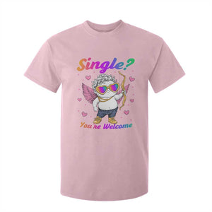 Funny Single You're Welcome T Shirt For Kid Rainbow LGBT Cupid TS09 Light Pink Print Your Wear
