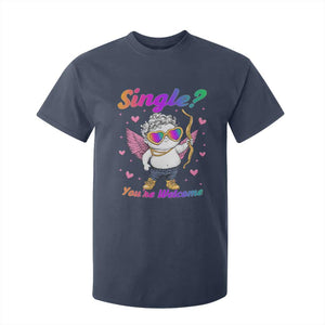 Funny Single You're Welcome T Shirt For Kid Rainbow LGBT Cupid TS09 Navy Print Your Wear