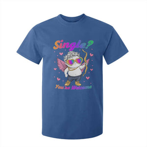 Funny Single You're Welcome T Shirt For Kid Rainbow LGBT Cupid TS09 Royal Blue Print Your Wear