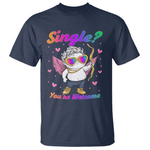 Funny Single You're Welcome T Shirt Rainbow LGBT Cupid TS09 Navy Print Your Wear