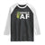 Funny Anti Valentine Raglan Shirt Single AF Heart Cactus TS09 Black White Print Your Wear