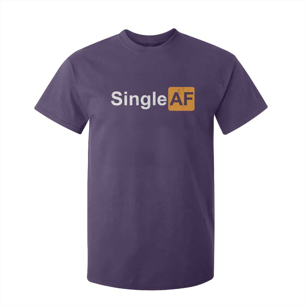 Funny Anti Valentine Single AF T Shirt For Kid TS09 Purple Print Your Wear