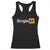 Funny Anti Valentine Single AF Racerback Tank Top TS09 Black Print Your Wear