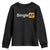 Funny Anti Valentine Single AF Youth Sweatshirt TS09 Black Print Your Wear