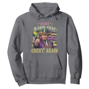 Funny Fat Tuesday Trump Hoodie Make Mardi Gras Great Again TS09 Charcoal Print Your Wear