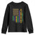 Keep Mardi Gras Great Youth Sweatshirt American Flag Fleur De Lis TS09 Black Print Your Wear