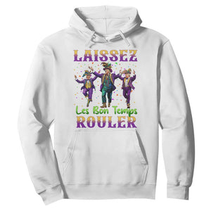 Funny Mardi Gras Trump Hoodie Laissez Les Bon Temps Rouler Trump Dancing TS09 White Print Your Wear