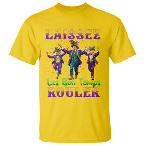 Funny Mardi Gras Trump T Shirt Laissez Les Bon Temps Rouler Trump Dancing TS09 Daisy Print Your Wear