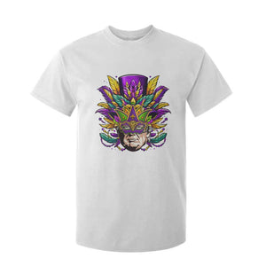 Mardi Gras Mask Trump T Shirt For Kid Fat Tuesday NOLA Louisiana TS09 White Print Your Wear