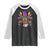 Mardi Gras Mask Trump Raglan Shirt Fat Tuesday NOLA Louisiana TS09 Black White Print Your Wear