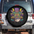 Mardi Gras Mask Trump Spare Tire Cover Fat Tuesday NOLA Louisiana TS09 No hole Black Print Your Wear