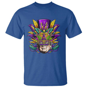 Mardi Gras Mask Trump T Shirt Fat Tuesday NOLA Louisiana TS09 Royal Blue Print Your Wear