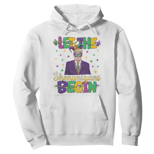 Funny Trump Mardi Gras Hoodie Let The Shenanigans Begin TS09 White Print Your Wear