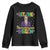 Funny Trump Mardi Gras Youth Sweatshirt Let The Shenanigans Begin TS09 Black Print Your Wear