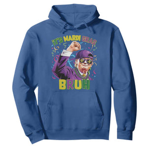 Funny Trump Mardi Gras Hoodie It's Mardi Gras Bruh TS09 Royal Blue Print Your Wear