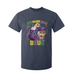 Funny Trump Mardi Gras T Shirt For Kid It's Mardi Gras Bruh TS09 Navy Print Your Wear