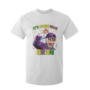 Funny Trump Mardi Gras T Shirt For Kid It's Mardi Gras Bruh TS09 White Print Your Wear