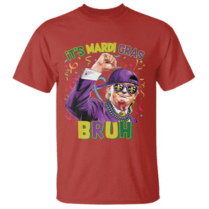 Funny Trump Mardi Gras T Shirt It's Mardi Gras Bruh TS09 Red Print Your Wear