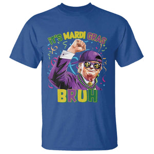 Funny Trump Mardi Gras T Shirt It's Mardi Gras Bruh TS09 Royal Blue Print Your Wear