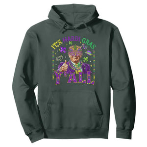 Funny Trump Mardi Gras Hoodie It's Mardi Gras Y'all TS09 Dark Forest Green Print Your Wear
