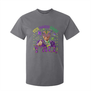 Funny Trump Mardi Gras T Shirt For Kid It's Mardi Gras Y'all TS09 Charcoal Print Your Wear