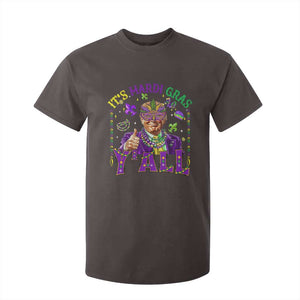Funny Trump Mardi Gras T Shirt For Kid It's Mardi Gras Y'all TS09 Dark Chocolate Print Your Wear
