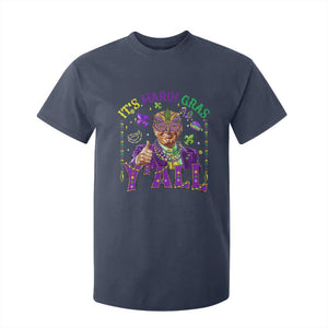 Funny Trump Mardi Gras T Shirt For Kid It's Mardi Gras Y'all TS09 Navy Print Your Wear
