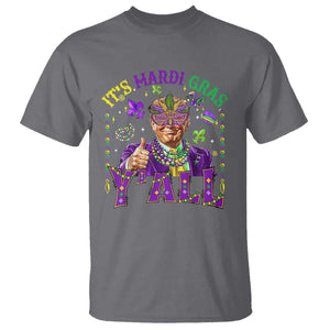 Funny Trump Mardi Gras T Shirt It's Mardi Gras Y'all TS09 Charcoal Print Your Wear