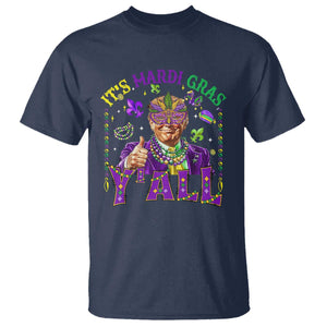 Funny Trump Mardi Gras T Shirt It's Mardi Gras Y'all TS09 Navy Print Your Wear