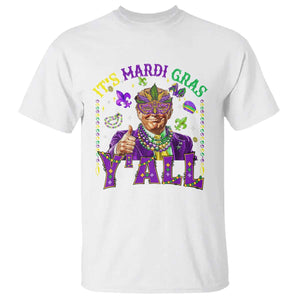 Funny Trump Mardi Gras T Shirt It's Mardi Gras Y'all TS09 White Print Your Wear