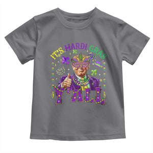 Funny Trump Mardi Gras Toddler T Shirt It's Mardi Gras Y'all TS09 Charcoal Print Your Wear