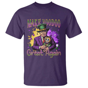 Trump Mardi Gras T Shirt Make Voodoo Great Again Voo Doo Doll TS09 Purple Print Your Wear