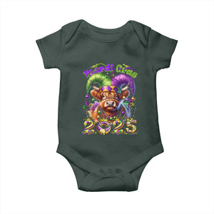 Mardi Gras 2025 Baby Onesie Cow Jester Outfit TS09 Print Your Wear