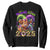 Mardi Gras 2025 Sweatshirt Cow Jester Outfit TS09 Black Print Your Wear