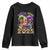 Mardi Gras 2025 Youth Sweatshirt Cow Jester Outfit TS09 Black Print Your Wear