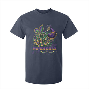 Mardi Gras T Shirt For Kid Its Mardi Gras Y'all Peacock Costume TS09 Navy Print Your Wear