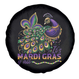 Mardi Gras Spare Tire Cover Its Mardi Gras Y'all Peacock Costume TS09 Print Your Wear