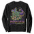 Mardi Gras Sweatshirt Its Mardi Gras Y'all Peacock Costume TS09 Black Print Your Wear